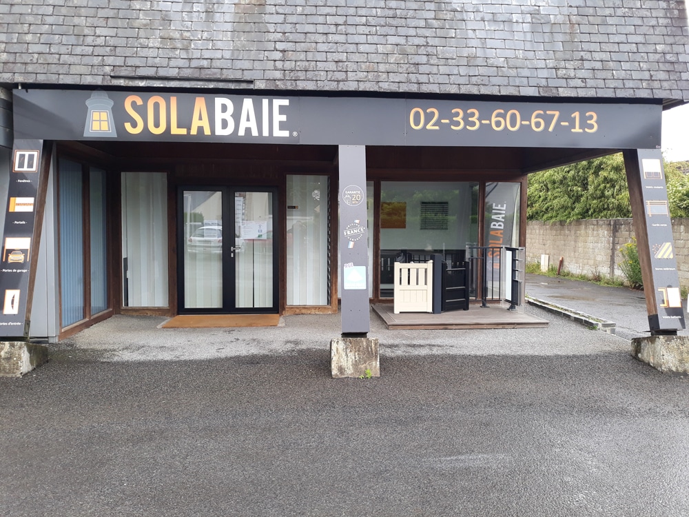 Magasin de fenêtres, portes et volets sur-mesure Solabaie à Avranches (50)