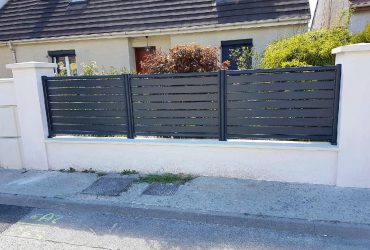 Clôture aluminium posée par votre installateur Solabaie JDS Rénovation à Saint-Leu-d'Esserent dans l'Oise