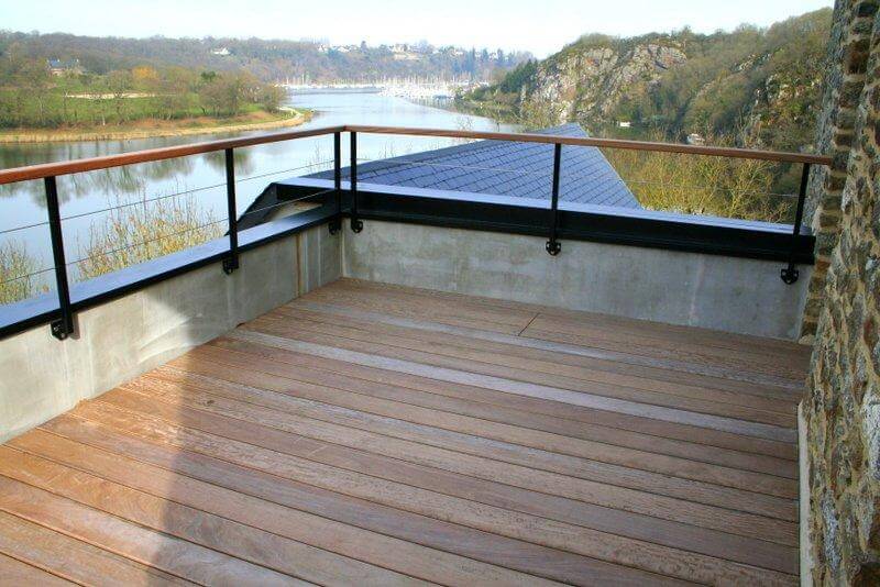 Garde-corps en alu pour balcon - Solabaie Lamballe