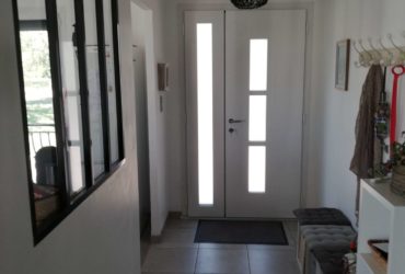 Porte d'entrée en alu modèle PHILLIPS vitrage dépoli