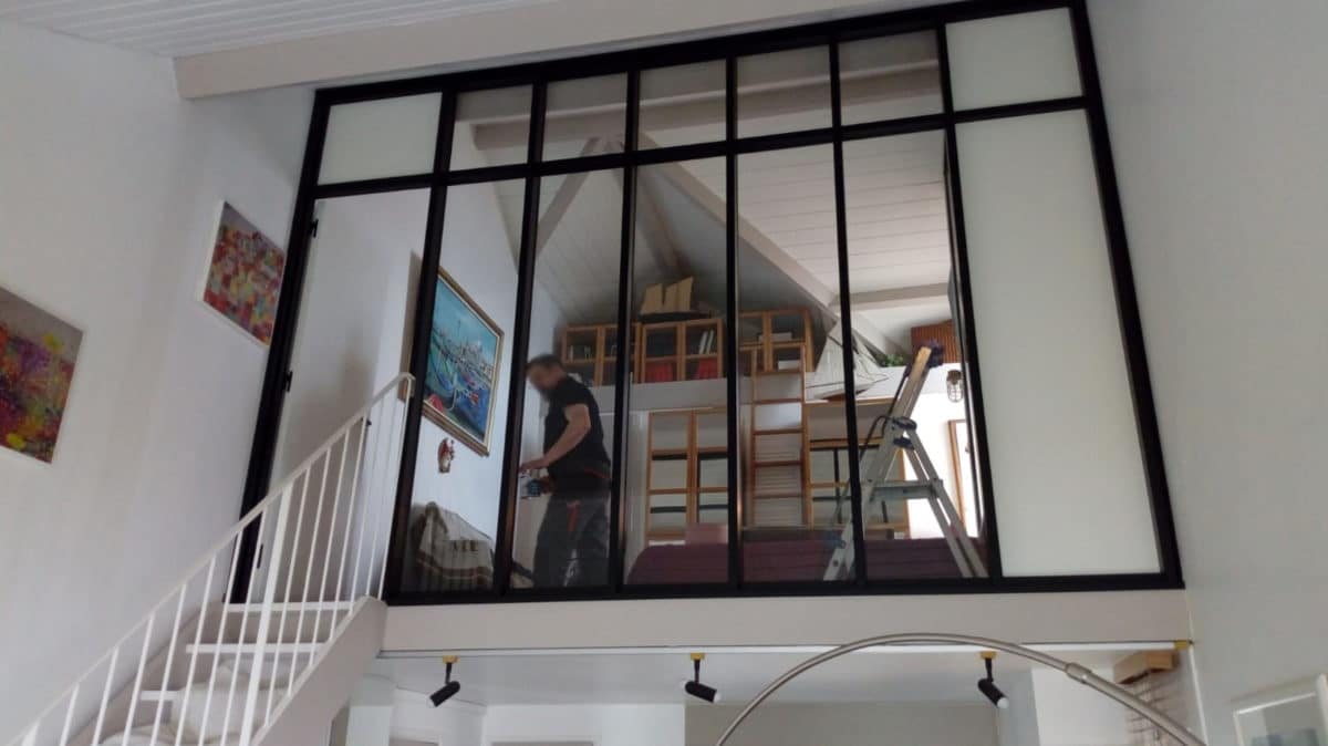 verriere-interieure-fermeture-mezzanine - Solabaie