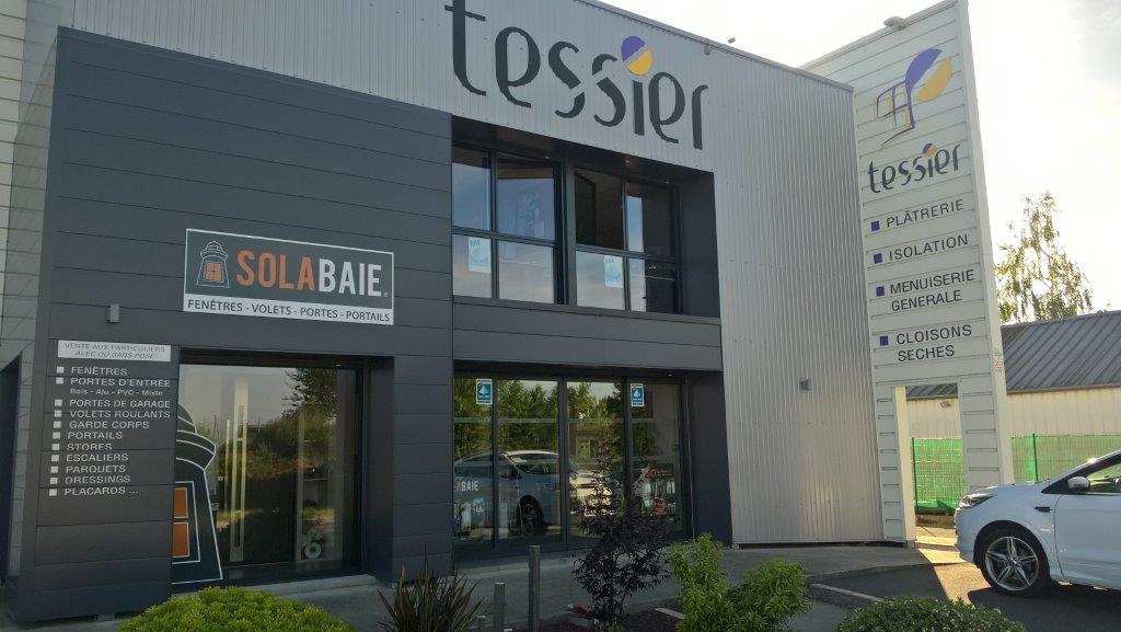 Devanture du magasin de l'installateur Solabaie Tessier