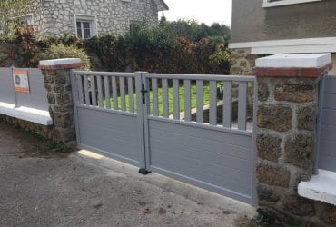 Portail aluminium Albatros posé par LMA à Rozay-en-Brie