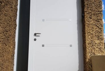 Porte d'entrée PVC modèle Etna installée par Solabaie Le Havre