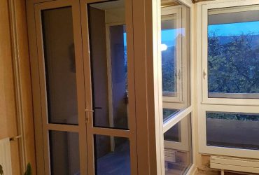 Réalisations de Solabaie Saint-Ouen-l'Aumône : Ensemble porte-fenêtre à l'anglaise et fixe