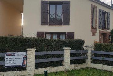 Réalisations de Solabaie Saint-Ouen-l'Aumône : Pose de volets roulant en coffre rénovation quart de rond à enroulement extérieur