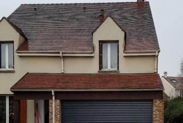 Réalisations de Solabaie Saint-Ouen-l'Aumône : Pose d'une porte de garage enroulable Gris anthracite