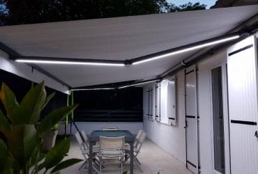 Solabaie Saint-Ouen-l'Aumône : Installation d'un store banne électrique à LED
