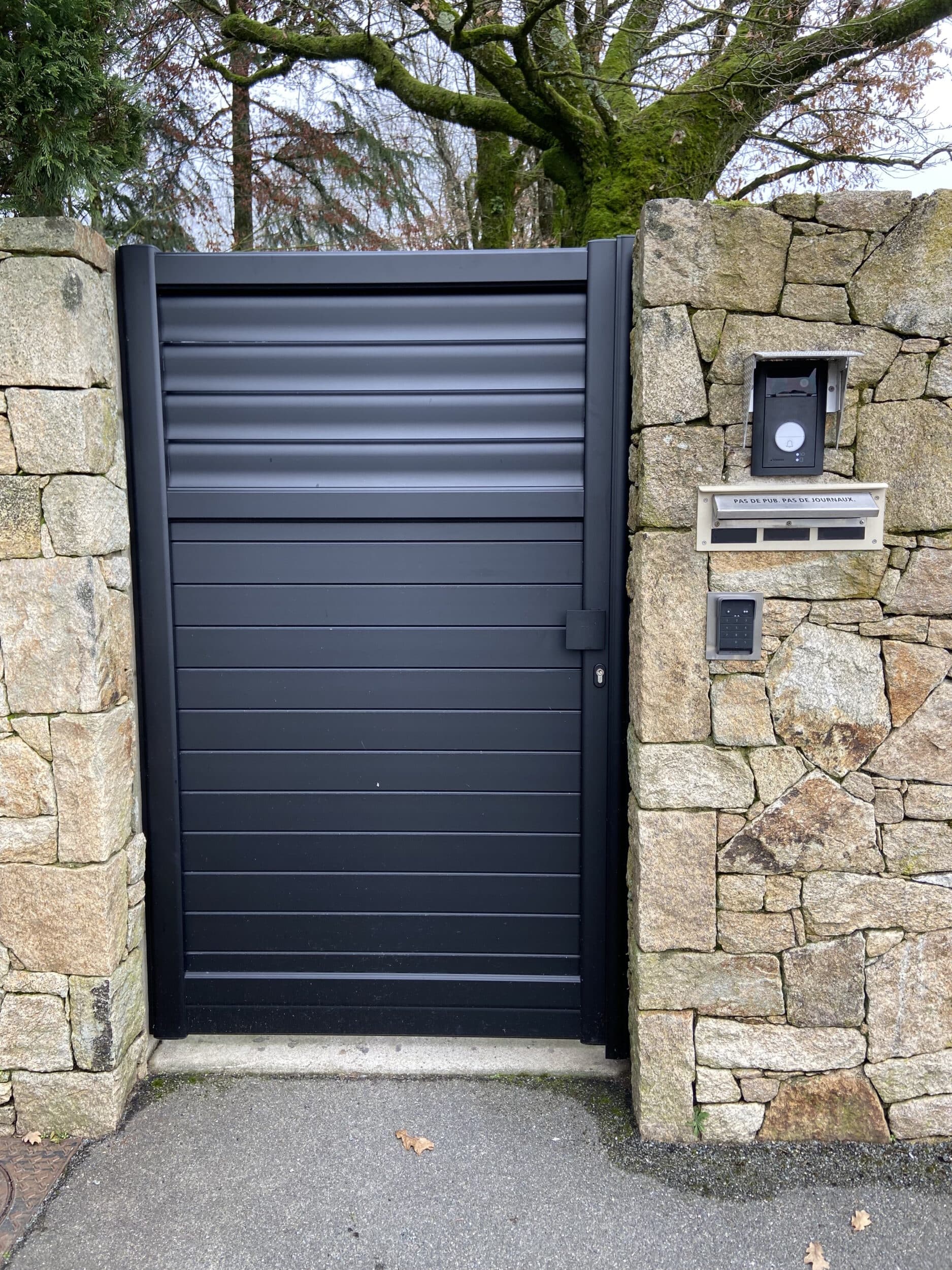 Portillon aluminium