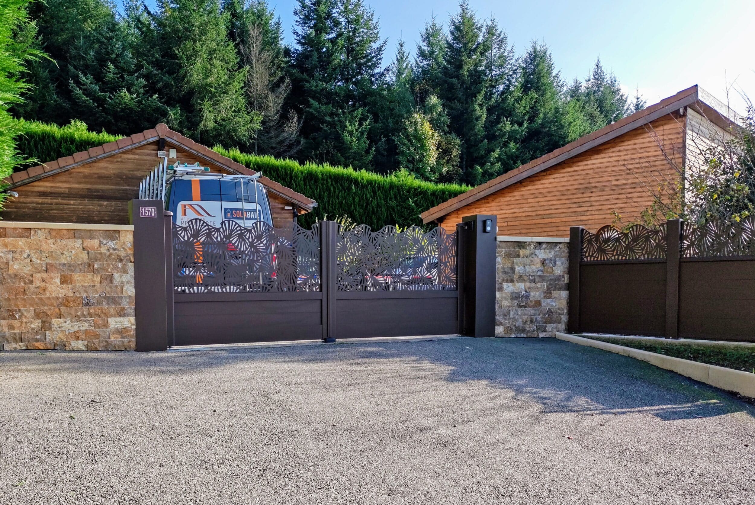 Portail aluminium