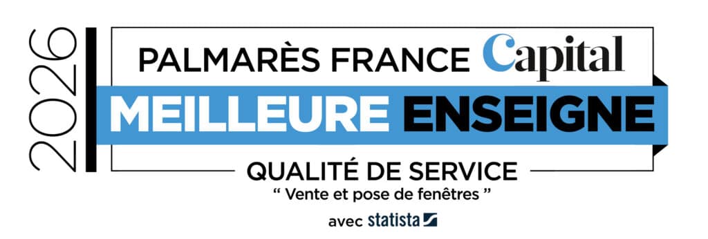 Logo meilleure enseigne ventes et poses de fenêtres Solabaie